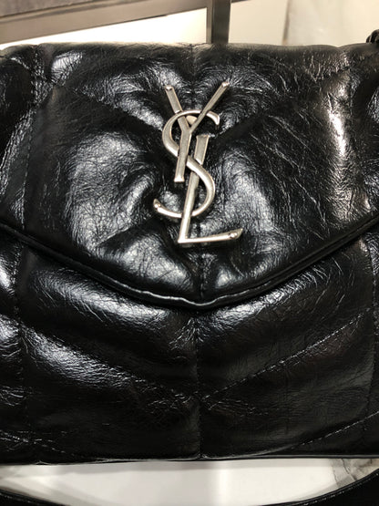 Saint Laurent Puffer medium quilted shoulder bag