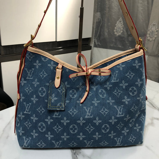 Louis Vuitton CarryAll PM Monogram Denim