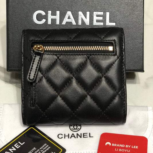 Chanel Classic Tri-Fold Compact Wallet