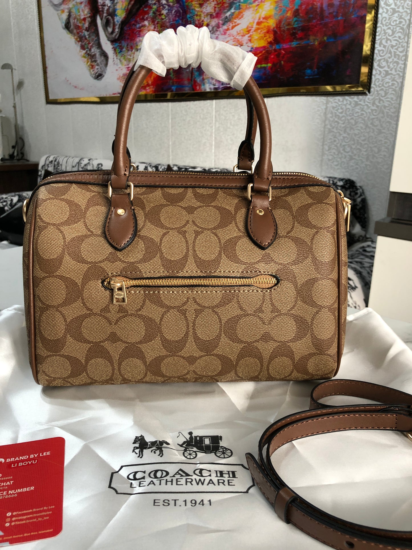 Coach Rowan Satchel Bag