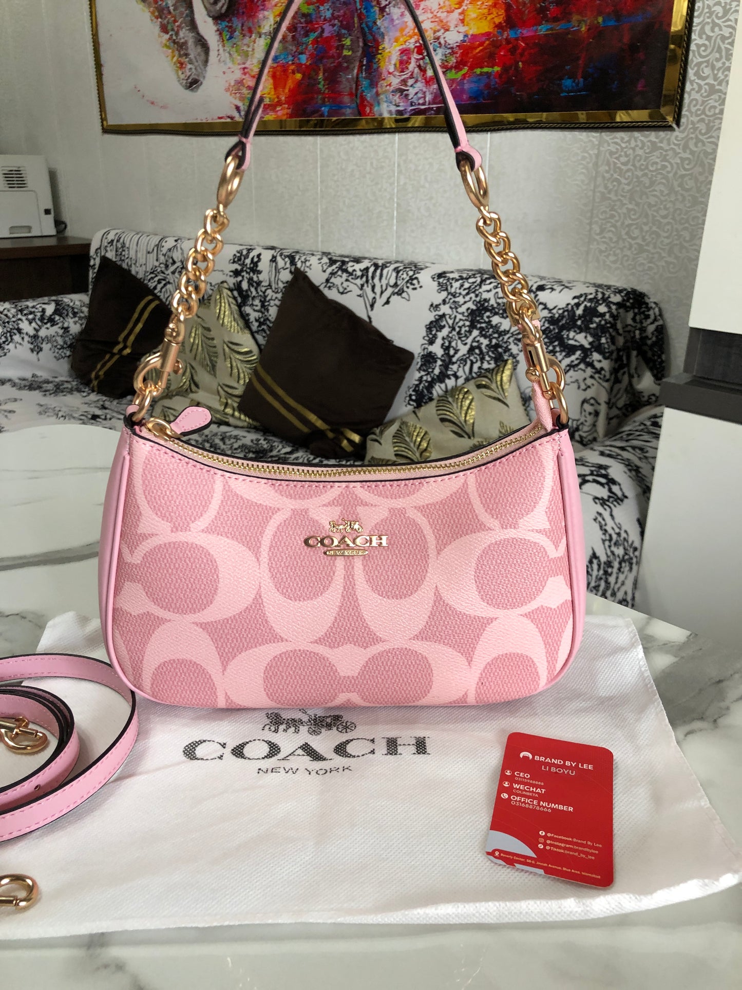 Coach Teri Shoulder Bag in Signature Canvas