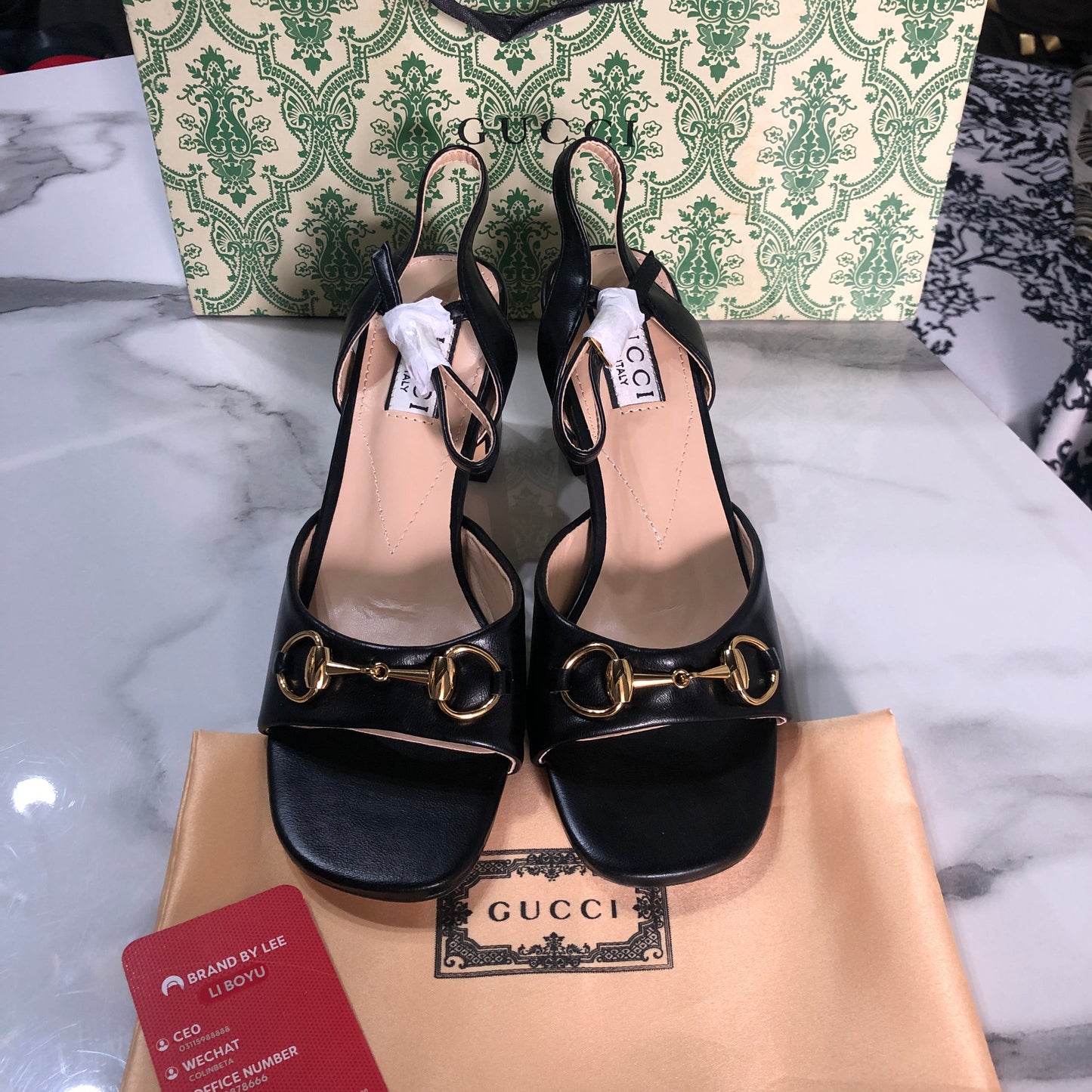 Gucci Horsebit mid-heel strap sandal
