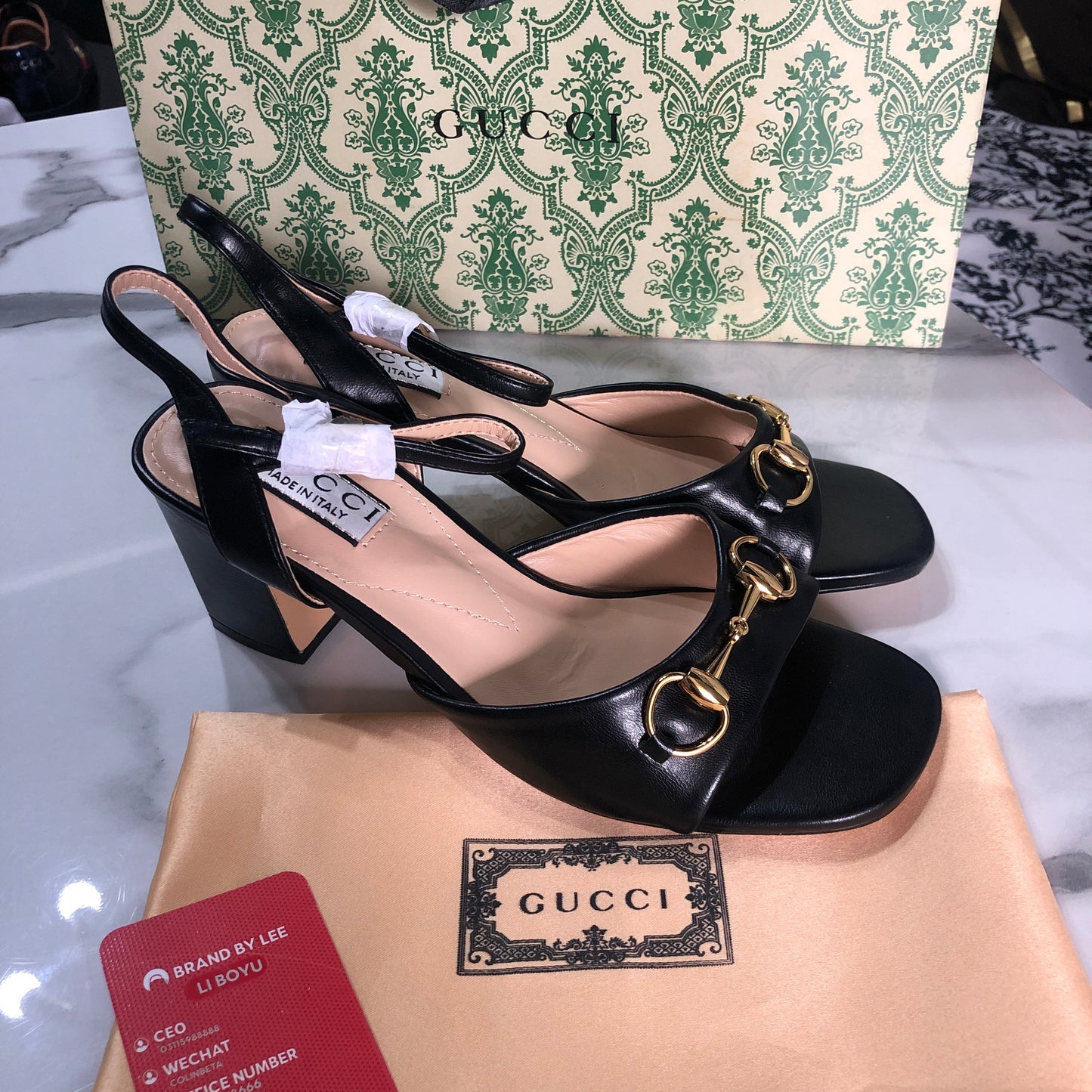 Gucci Horsebit mid-heel strap sandal