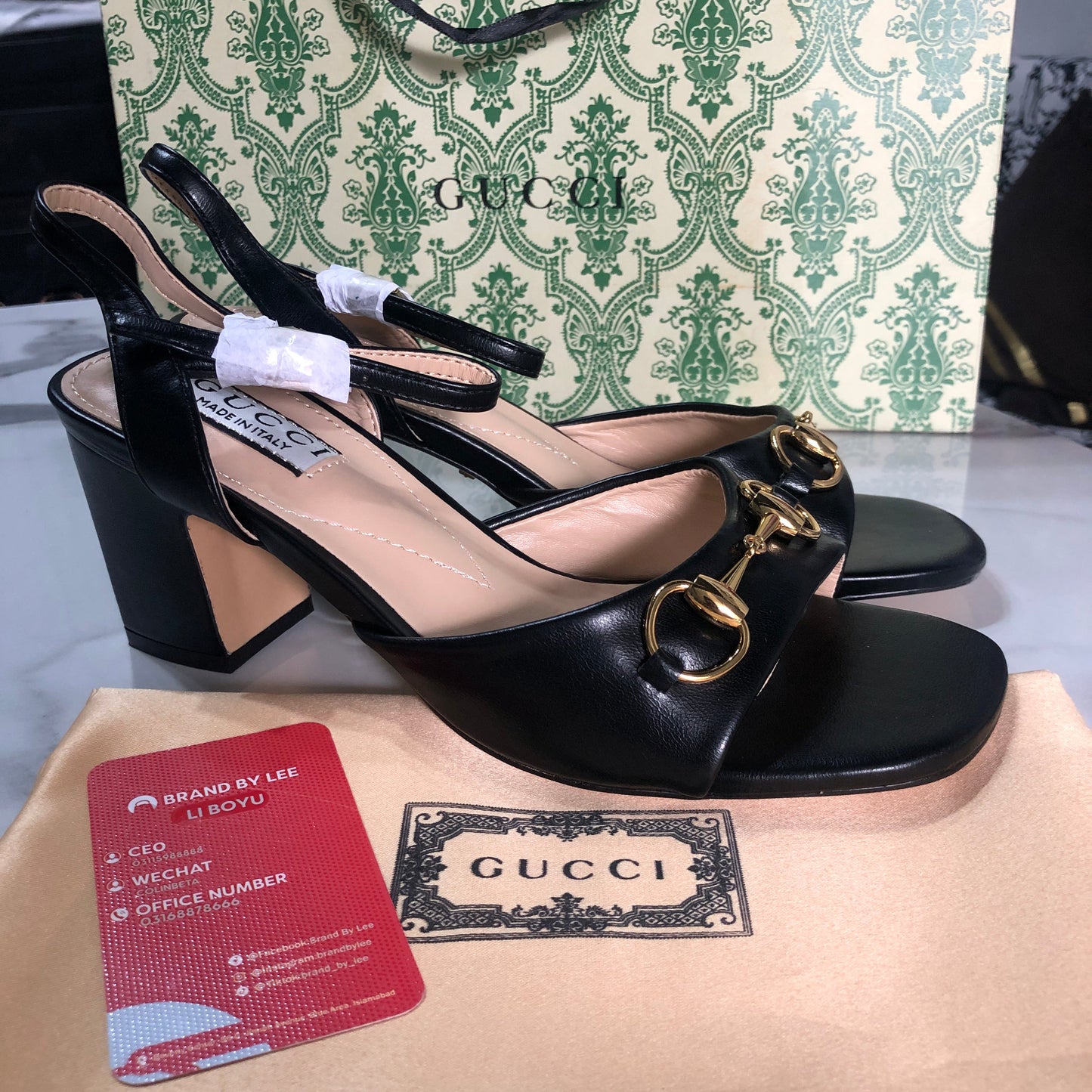 Gucci Horsebit mid-heel strap sandal