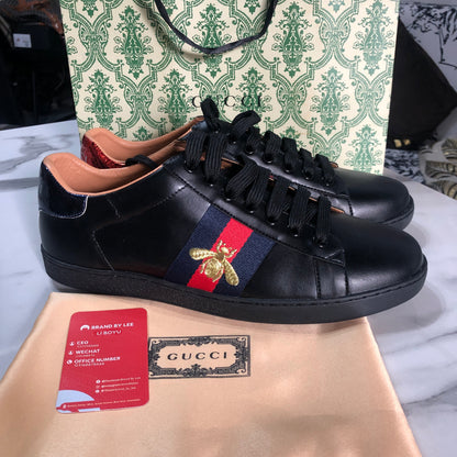 Gucci Ace Bee Embroidered Sneakers