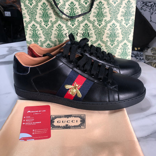 Gucci Ace Bee Embroidered Sneakers
