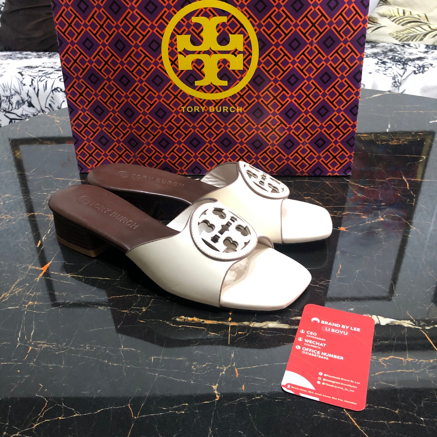 Tory Burch Women's Bombé Miller Slide Sandals