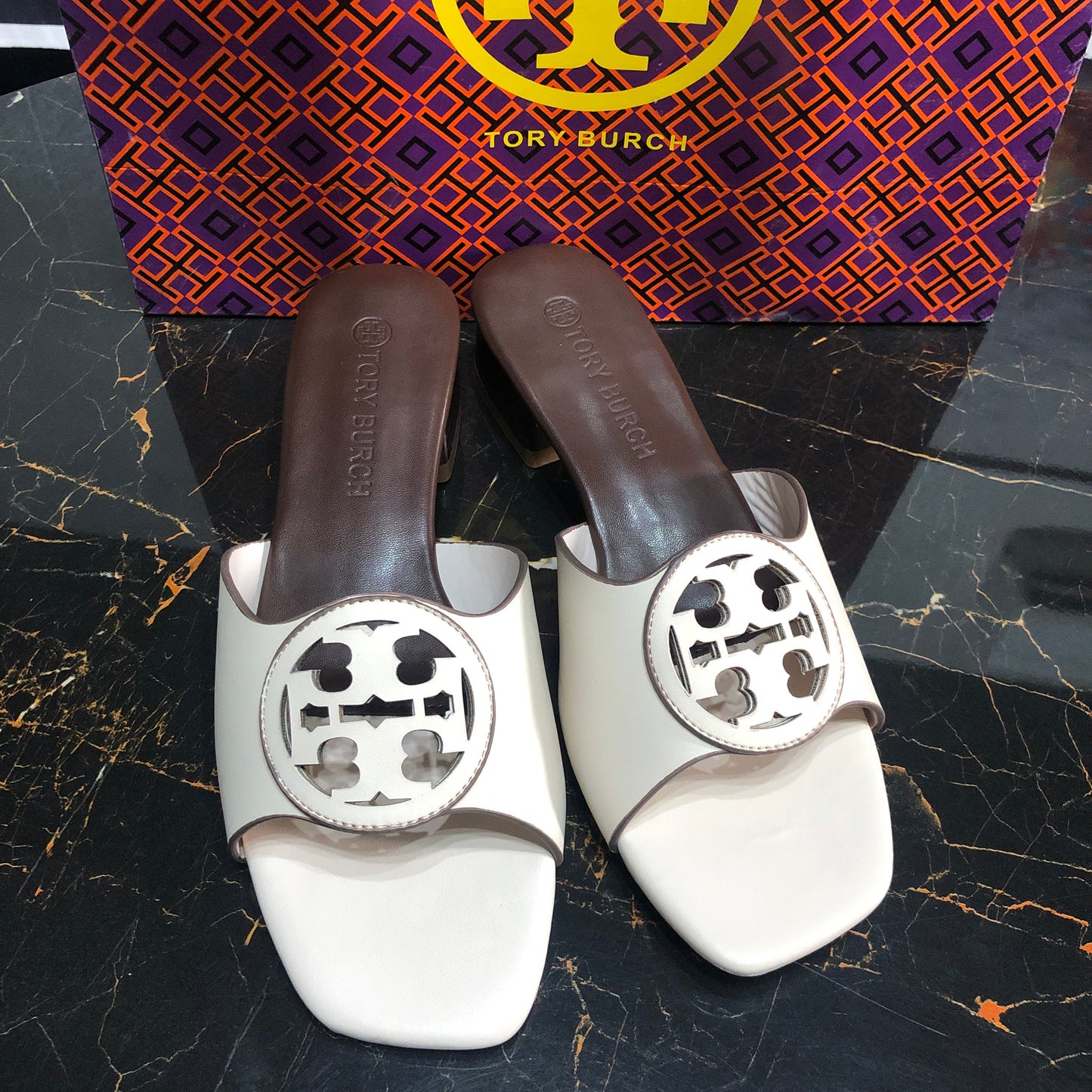 Tory Burch Women's Bombé Miller Slide Sandals