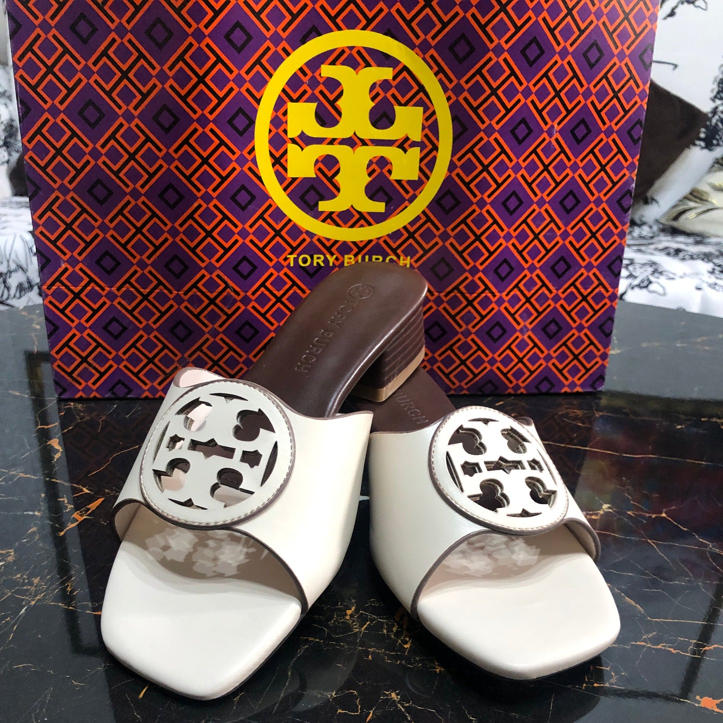 Tory Burch Women's Bombé Miller Slide Sandals