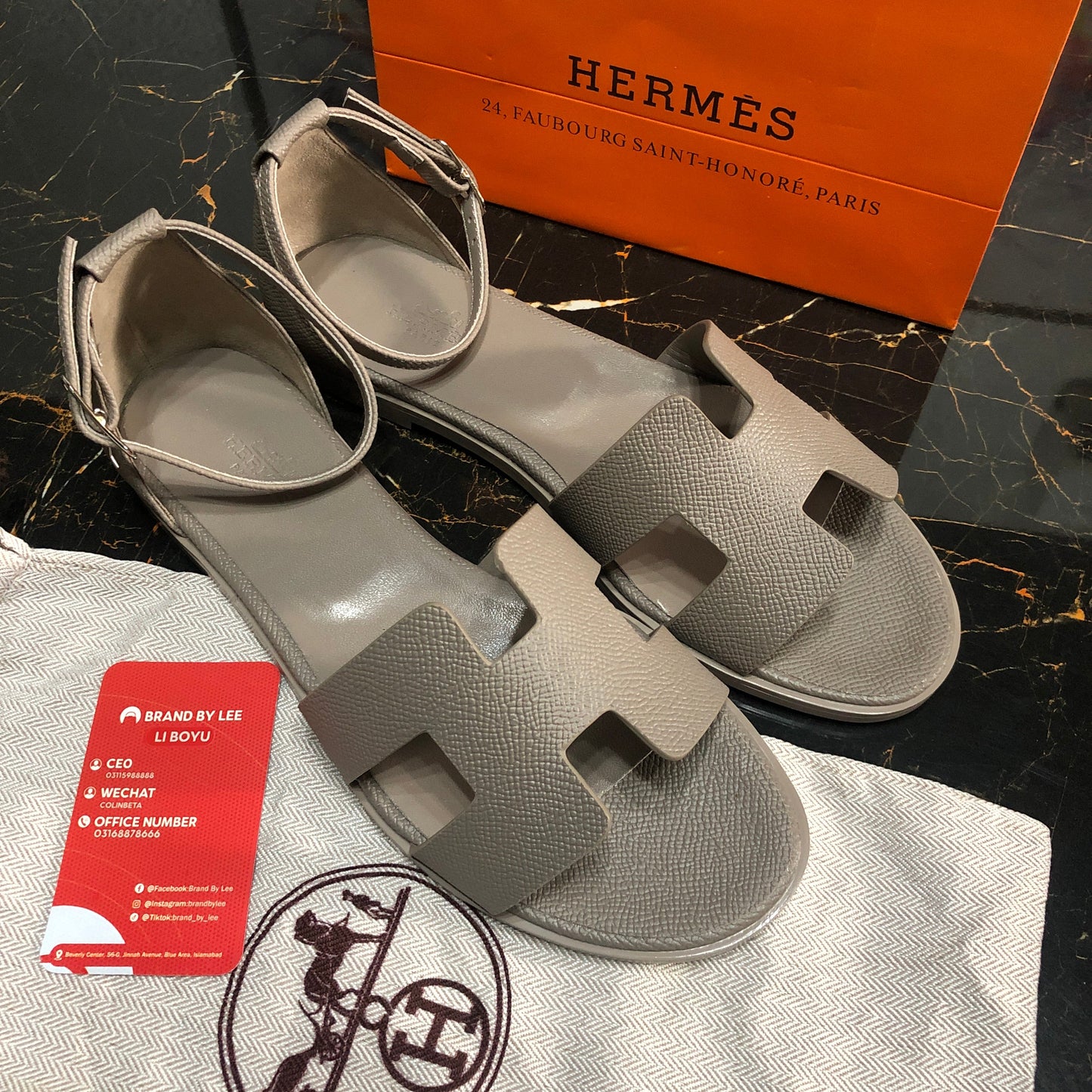 Hermès Santorini sandals