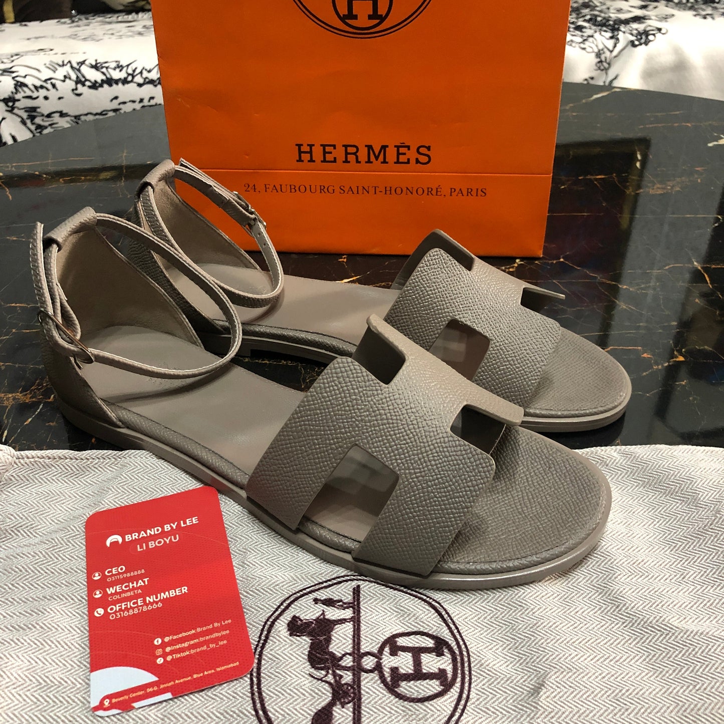 Hermès Santorini sandals