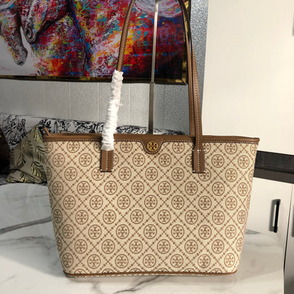 Tory Burch T Monogram Tote Bag