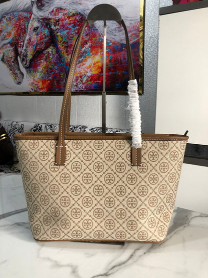Tory Burch T Monogram Tote Bag