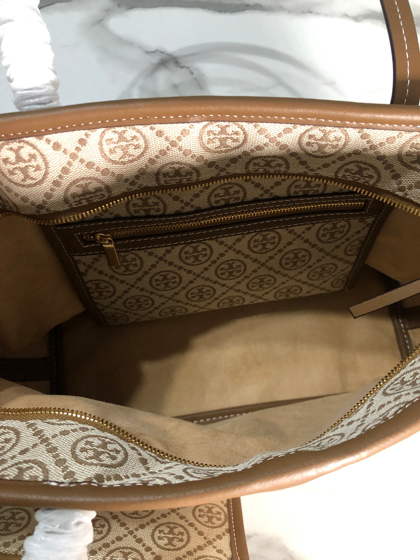 Tory Burch T Monogram Tote Bag