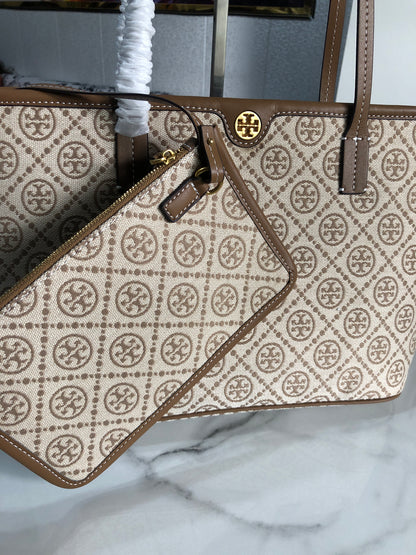 Tory Burch T Monogram Tote Bag