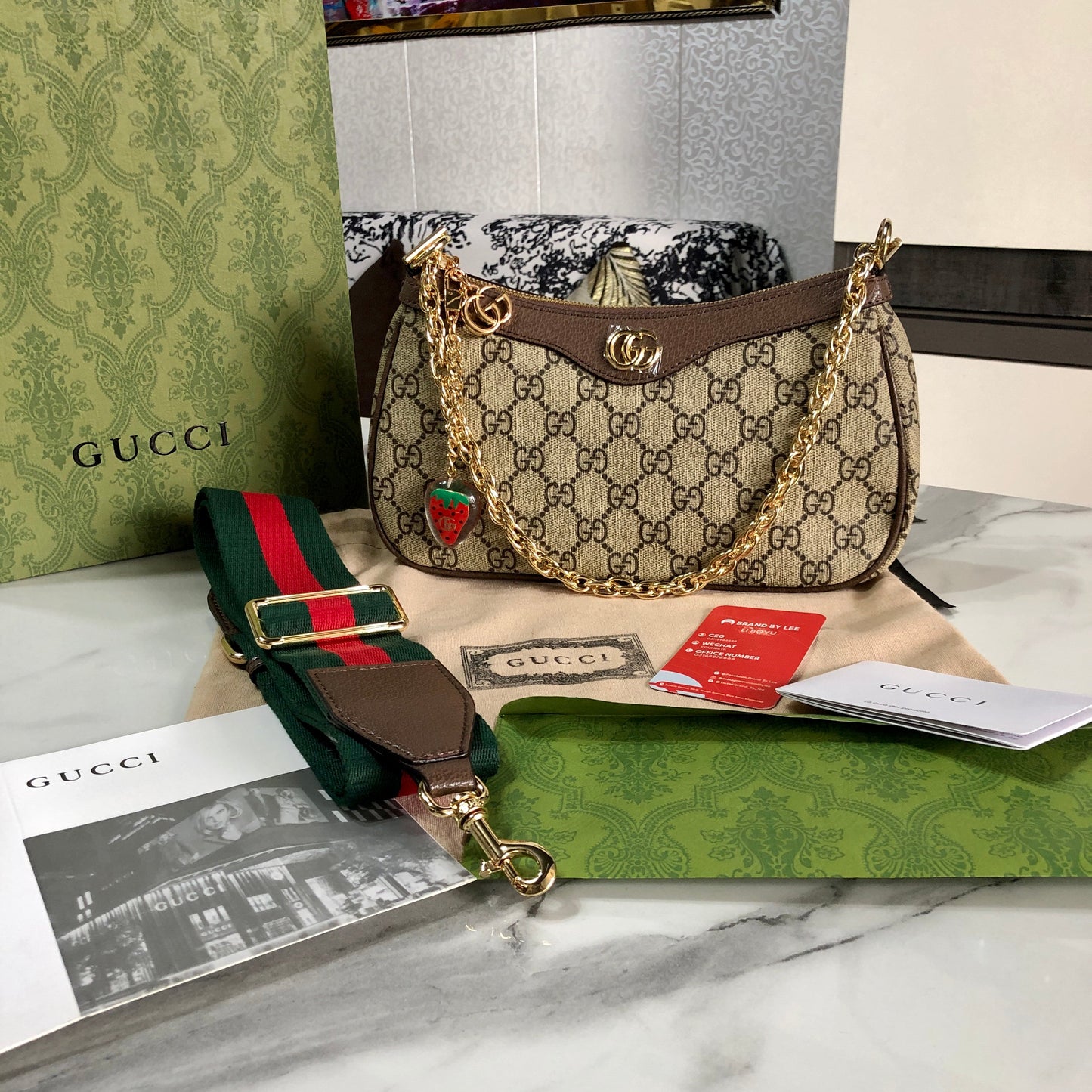 Gucci Small Ophidia Shoulder Bag
