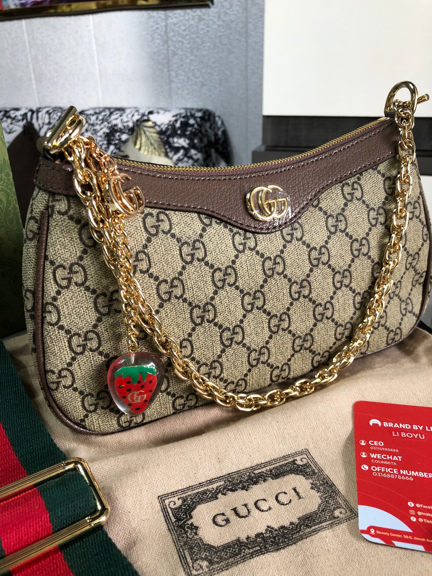 Gucci Small Ophidia Shoulder Bag
