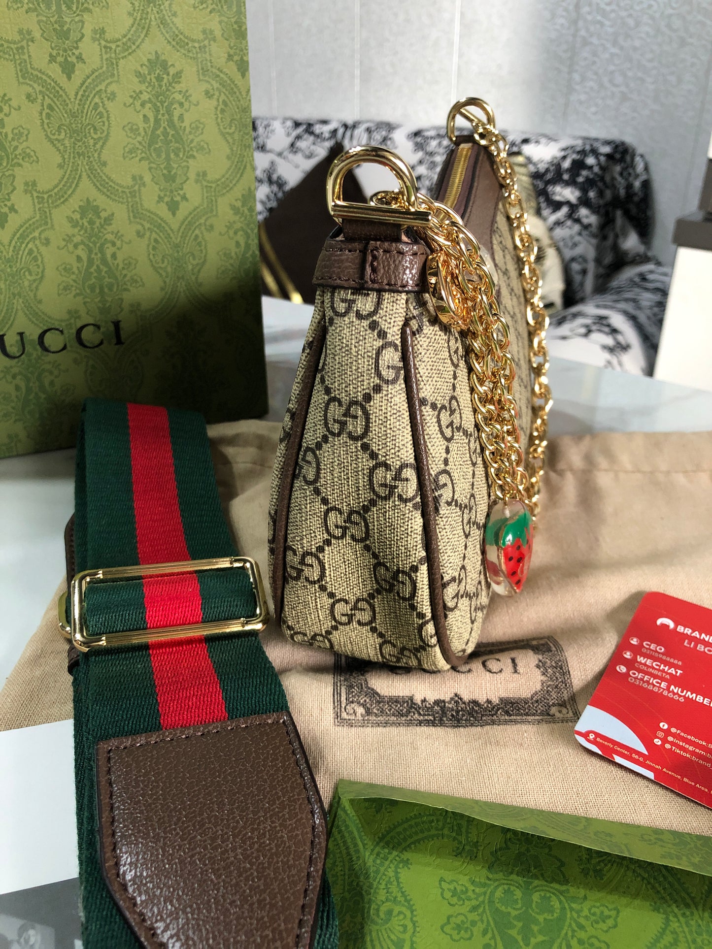 Gucci Small Ophidia Shoulder Bag