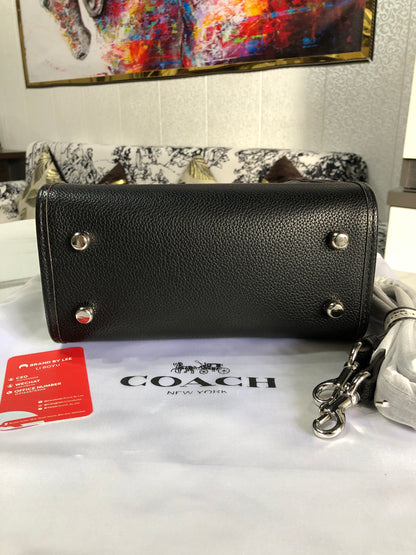 Coach Dempsey Tote 22 in Signature Jacquard with Stripe and Coach Patch