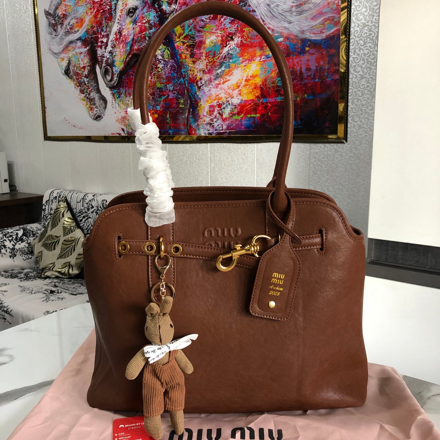 Miu Miu Aventure Tote Bag