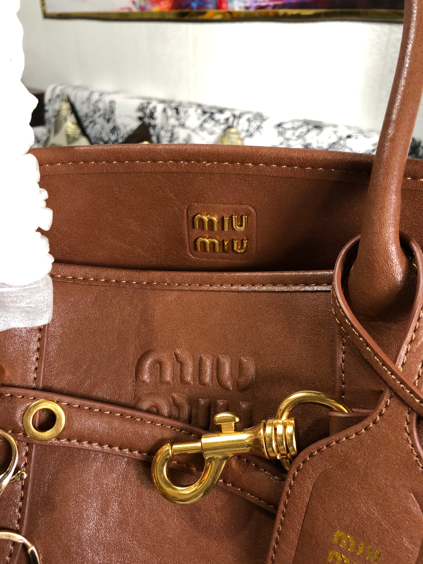 Miu Miu Aventure Tote Bag