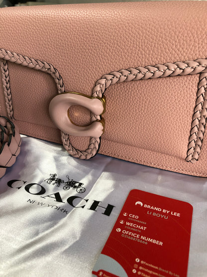 Coach Tabby 26 With Braided Leather Bag