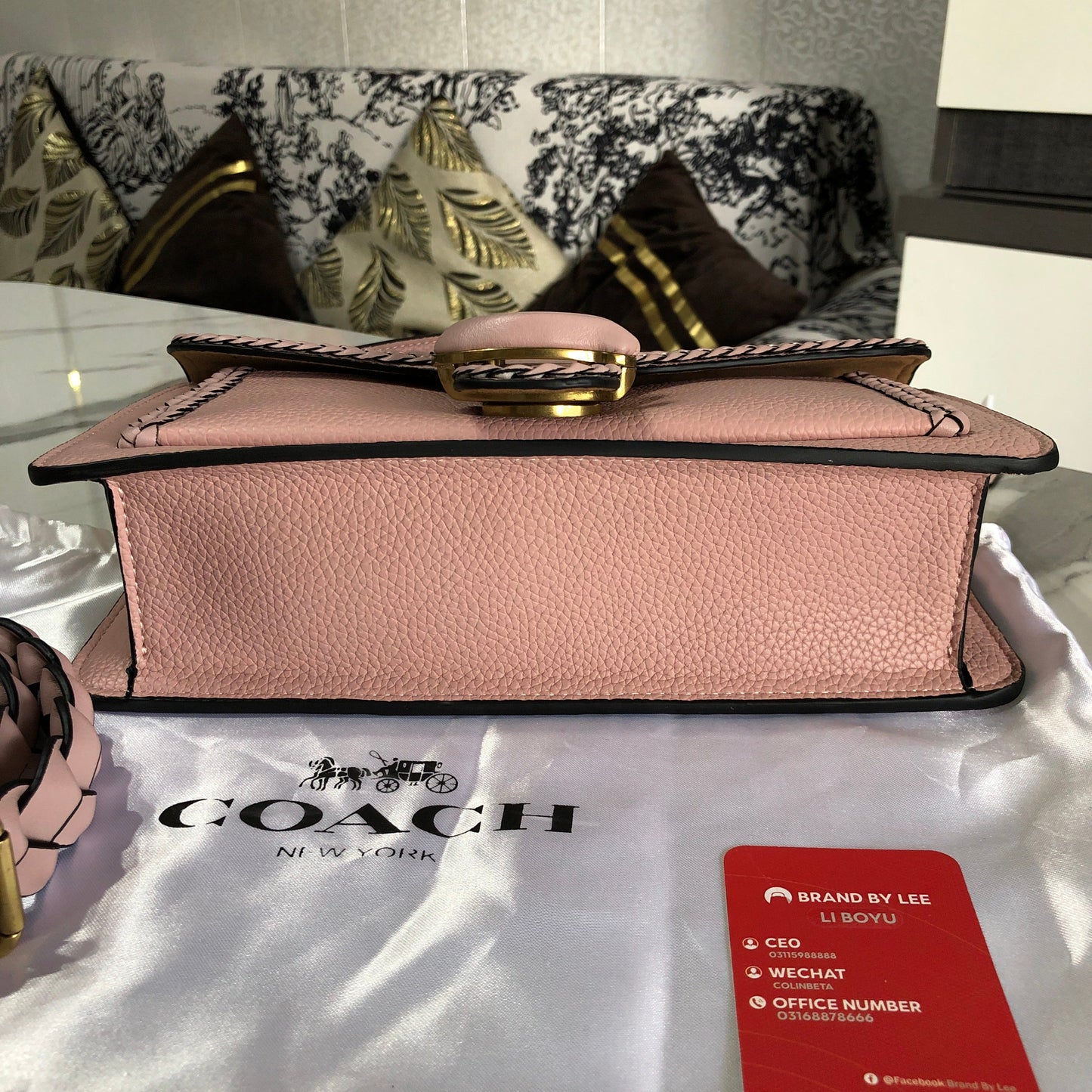 Coach Tabby 26 With Braided Leather Bag