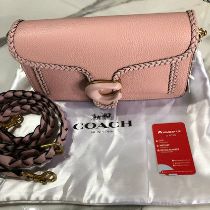 Coach Tabby 26 With Braided Leather Bag