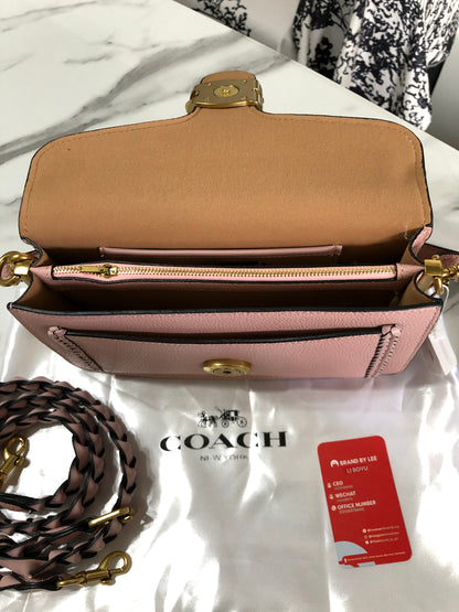 Coach Tabby 26 With Braided Leather Bag