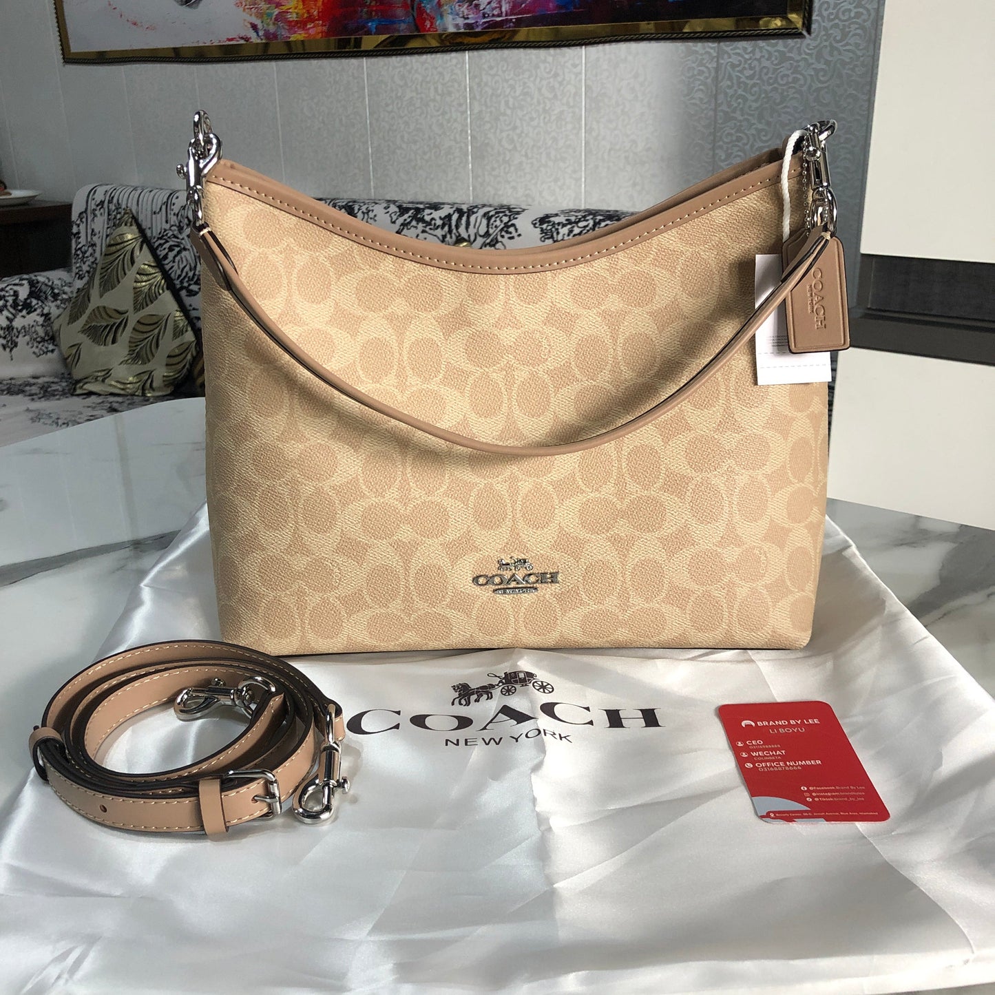Coach Laurel Shoulder Bag In Signature Canvas