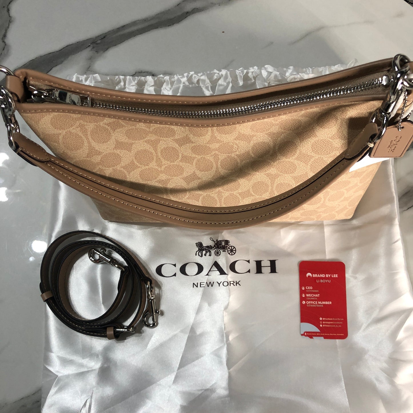 Coach Laurel Shoulder Bag In Signature Canvas