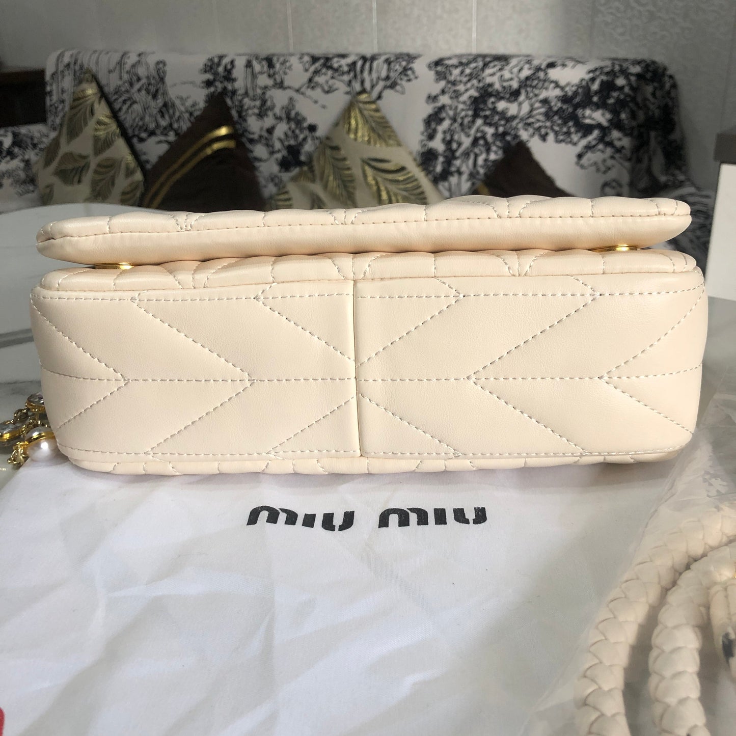Miu Miu Matelassé Leather Bag