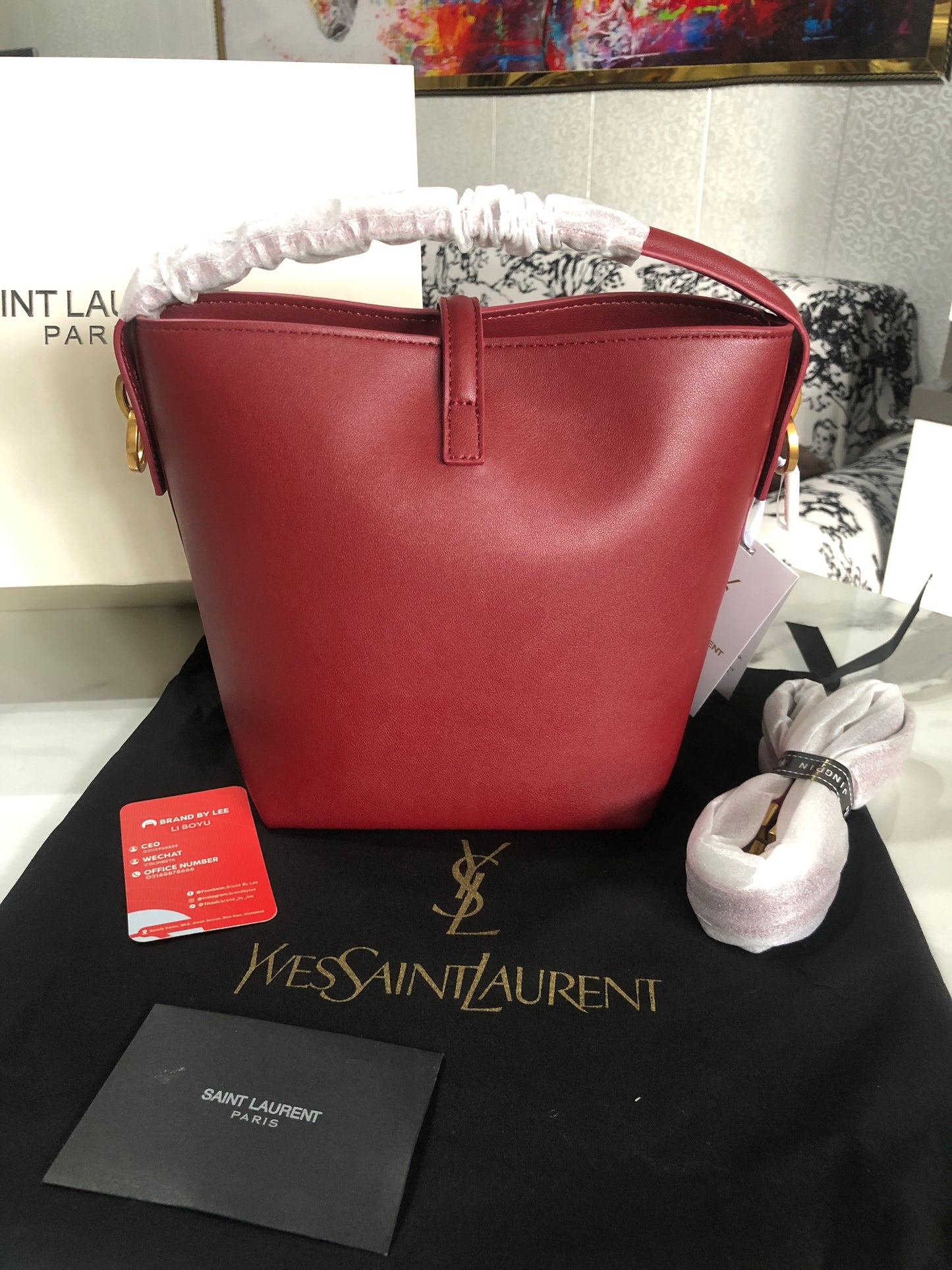 Saint Laurent Le 37 bucket bag