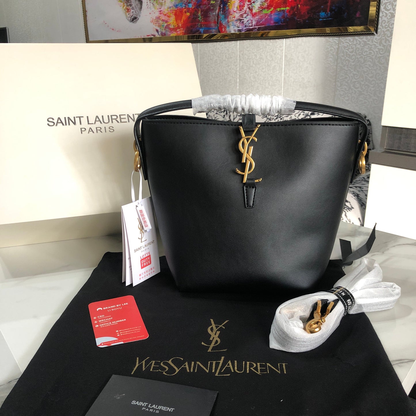 Saint Laurent Le 37 bucket bag
