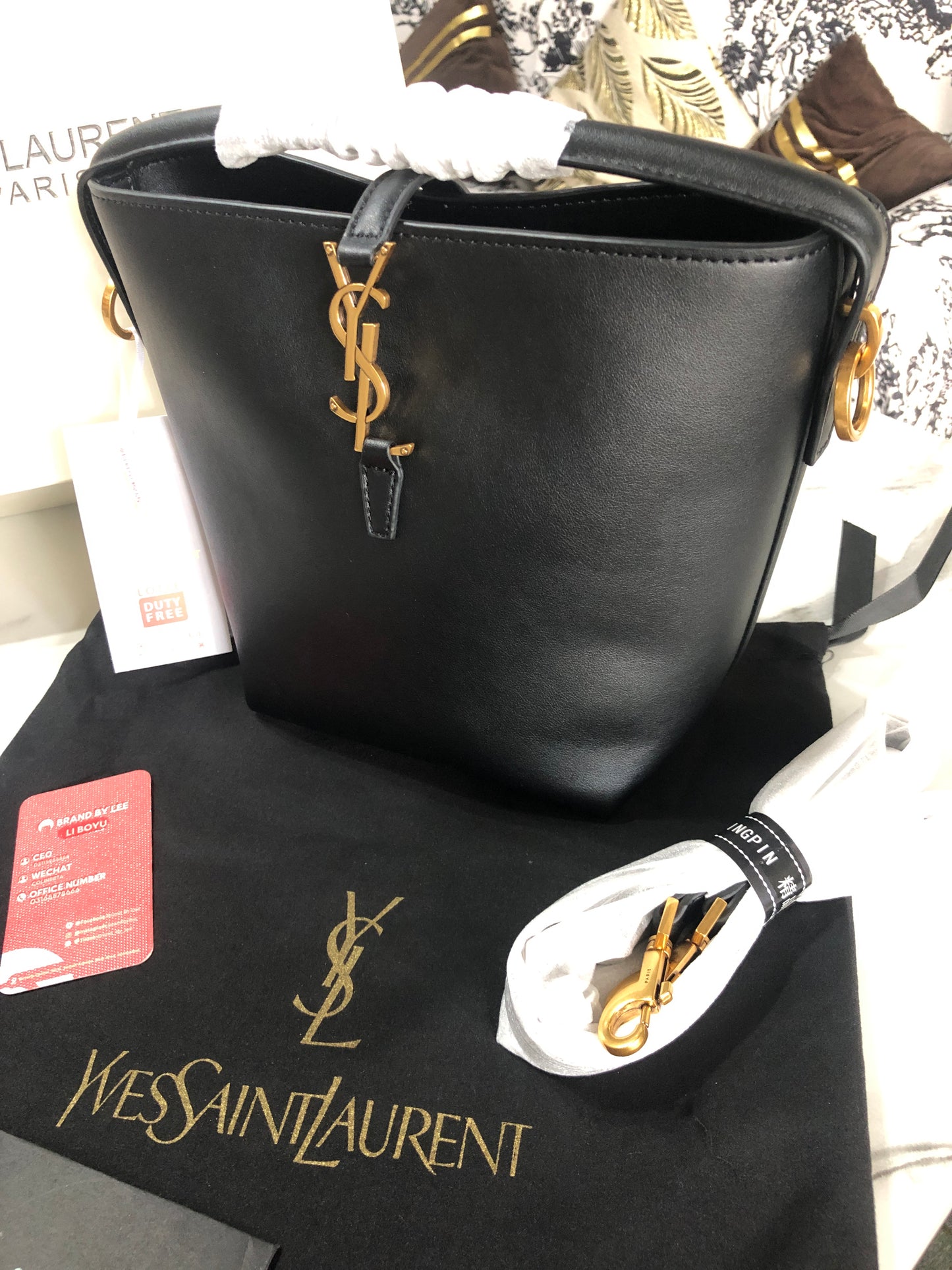 Saint Laurent Le 37 bucket bag