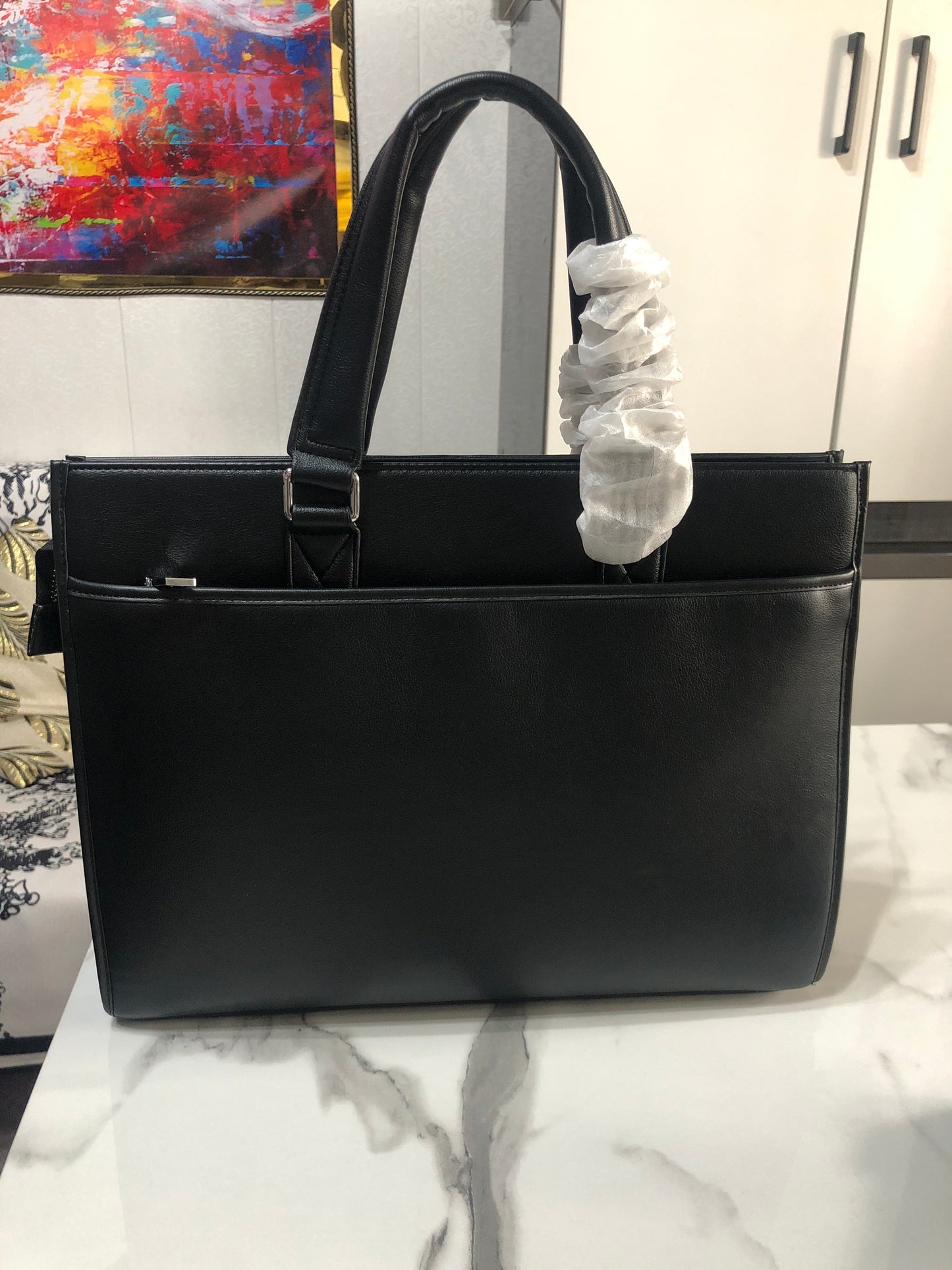 Prada Leather Laptop Bag