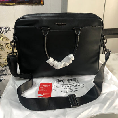 Coach Beckett Leather Laptop Bag