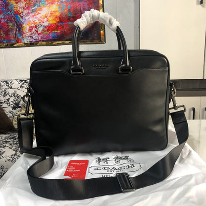 Coach Beckett Leather Laptop Bag