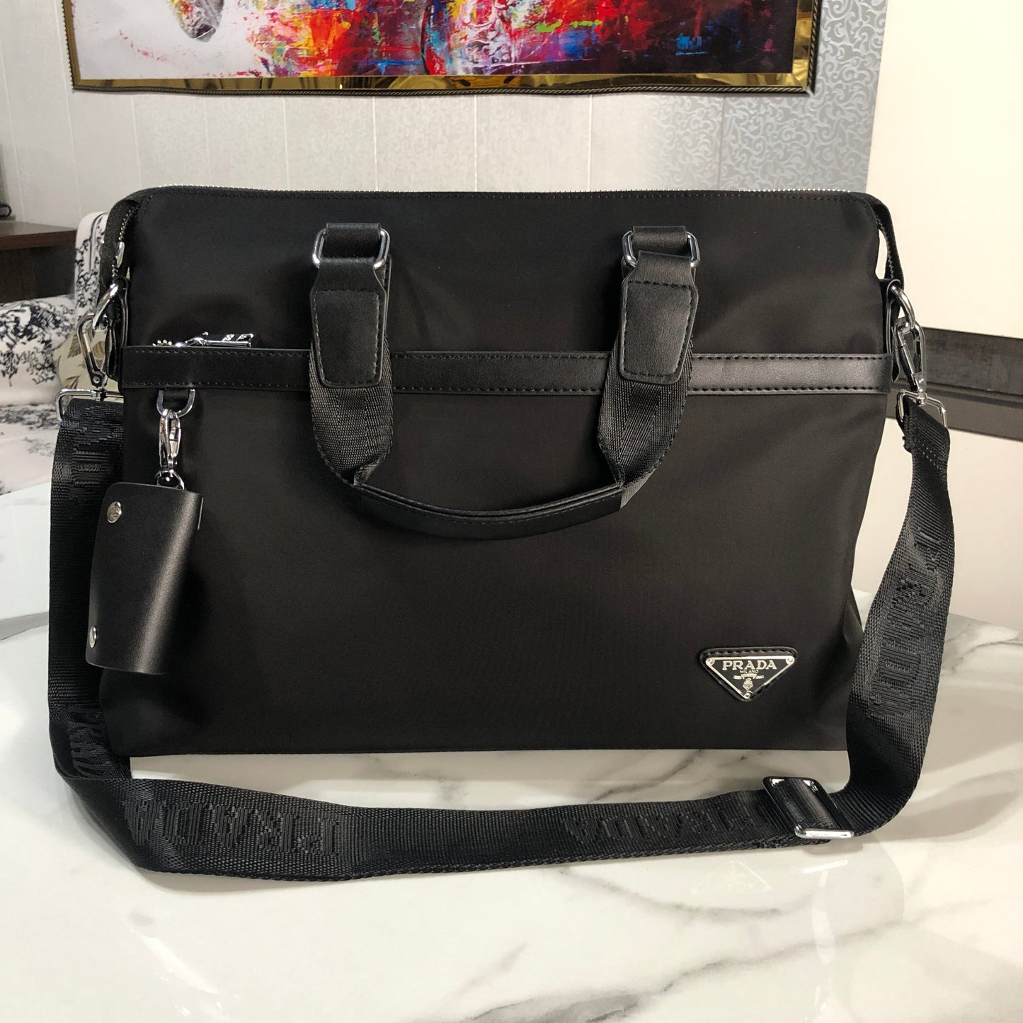 Prada Nylon Laptop Bag
