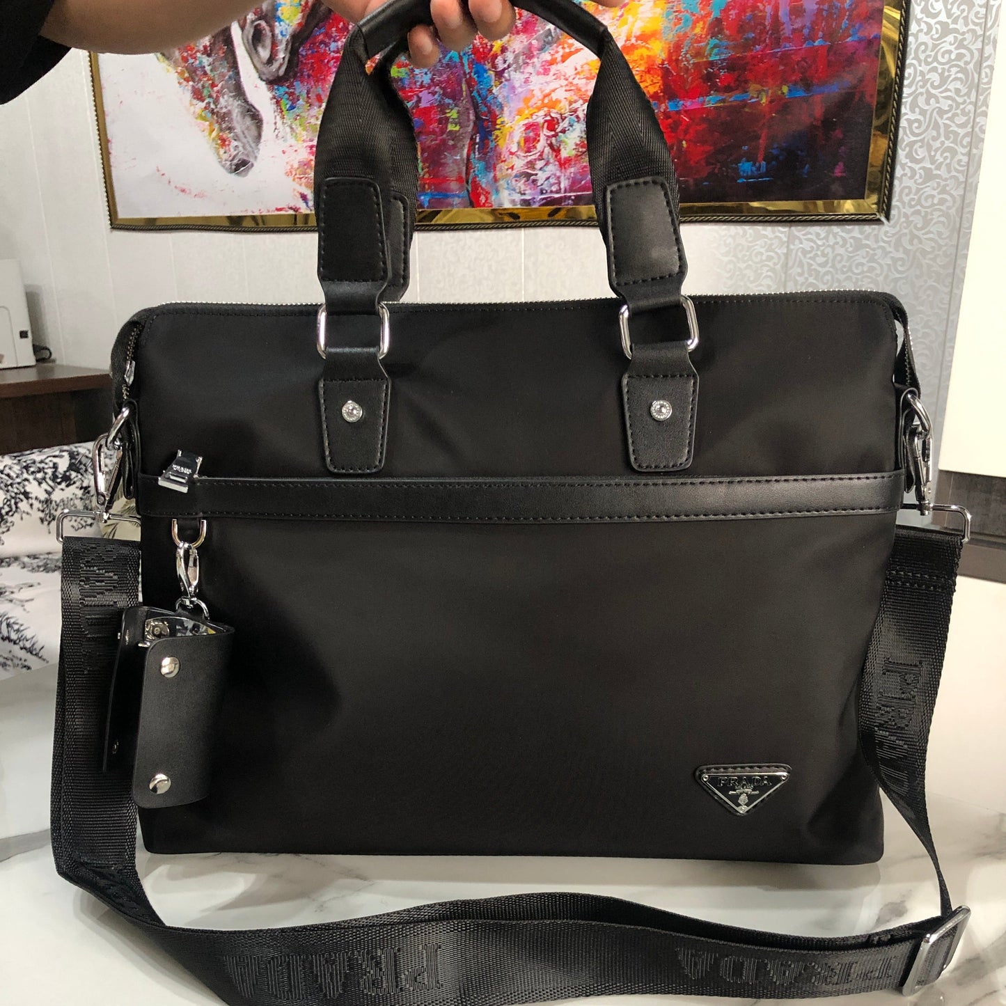 Prada Nylon Laptop Bag