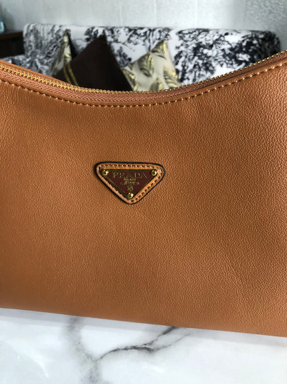 Prada Aimée Medium Leather Shoulder Bag