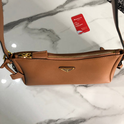 Prada Aimée Medium Leather Shoulder Bag