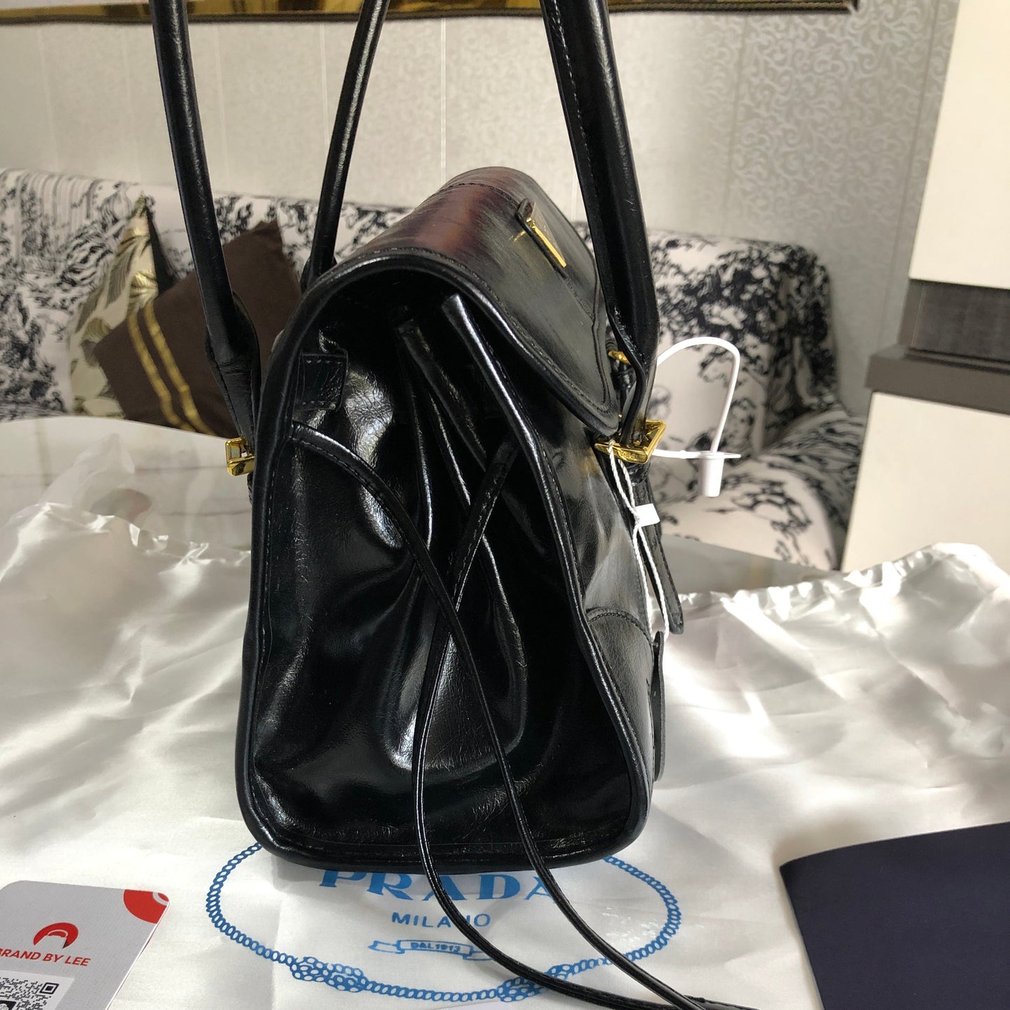 Prada Medium Leather Shoulder Bag