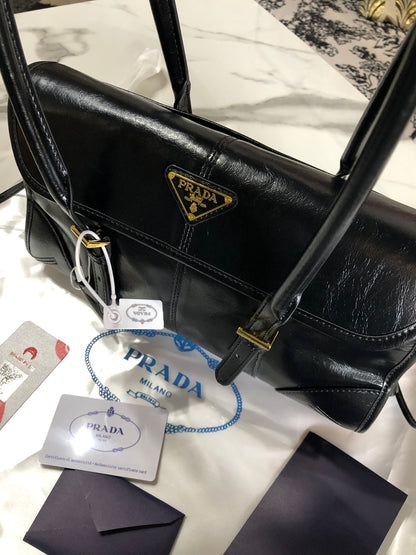 Prada Medium Leather Shoulder Bag