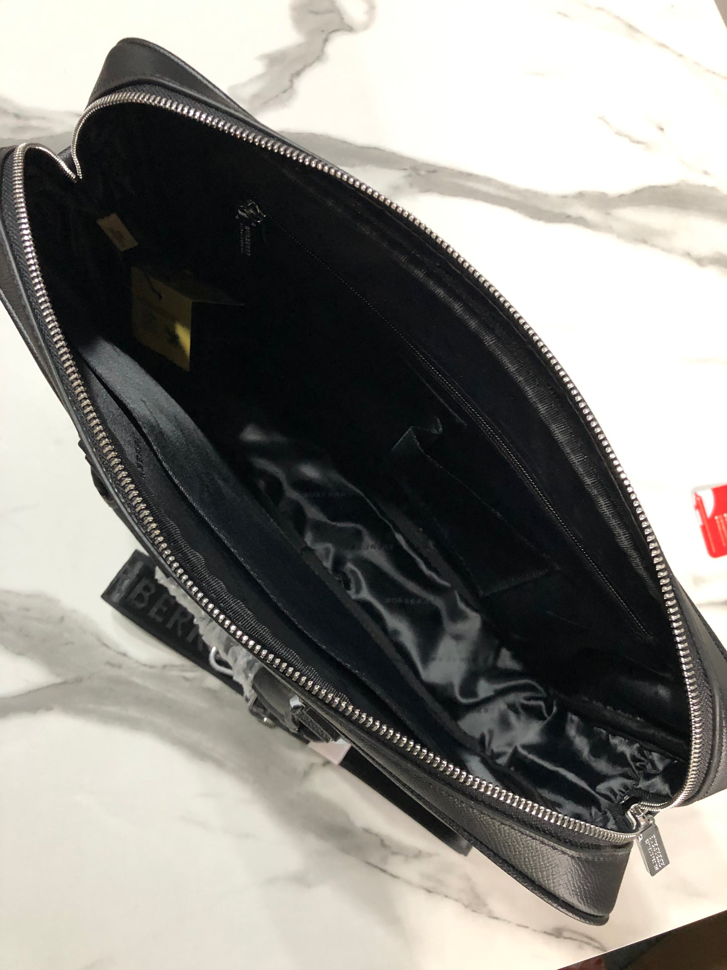 Burberry Charcoal Grey Laptop Bag
