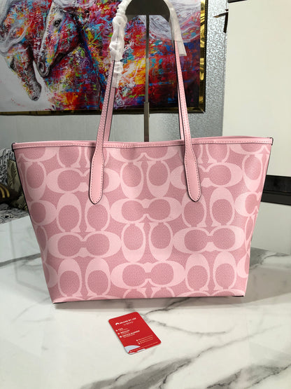 Coach City Tote in Signature Canvas