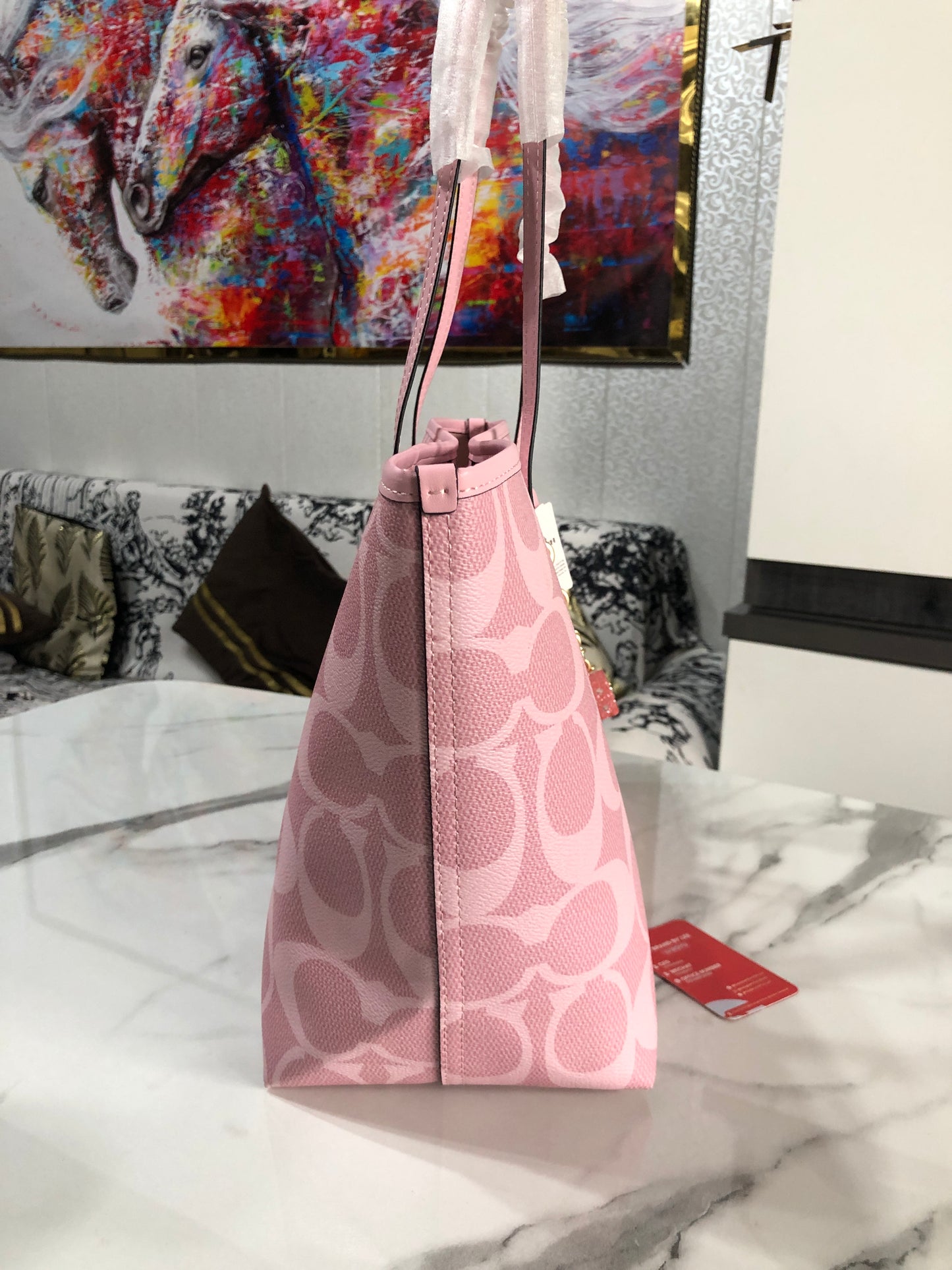 Coach City Tote in Signature Canvas