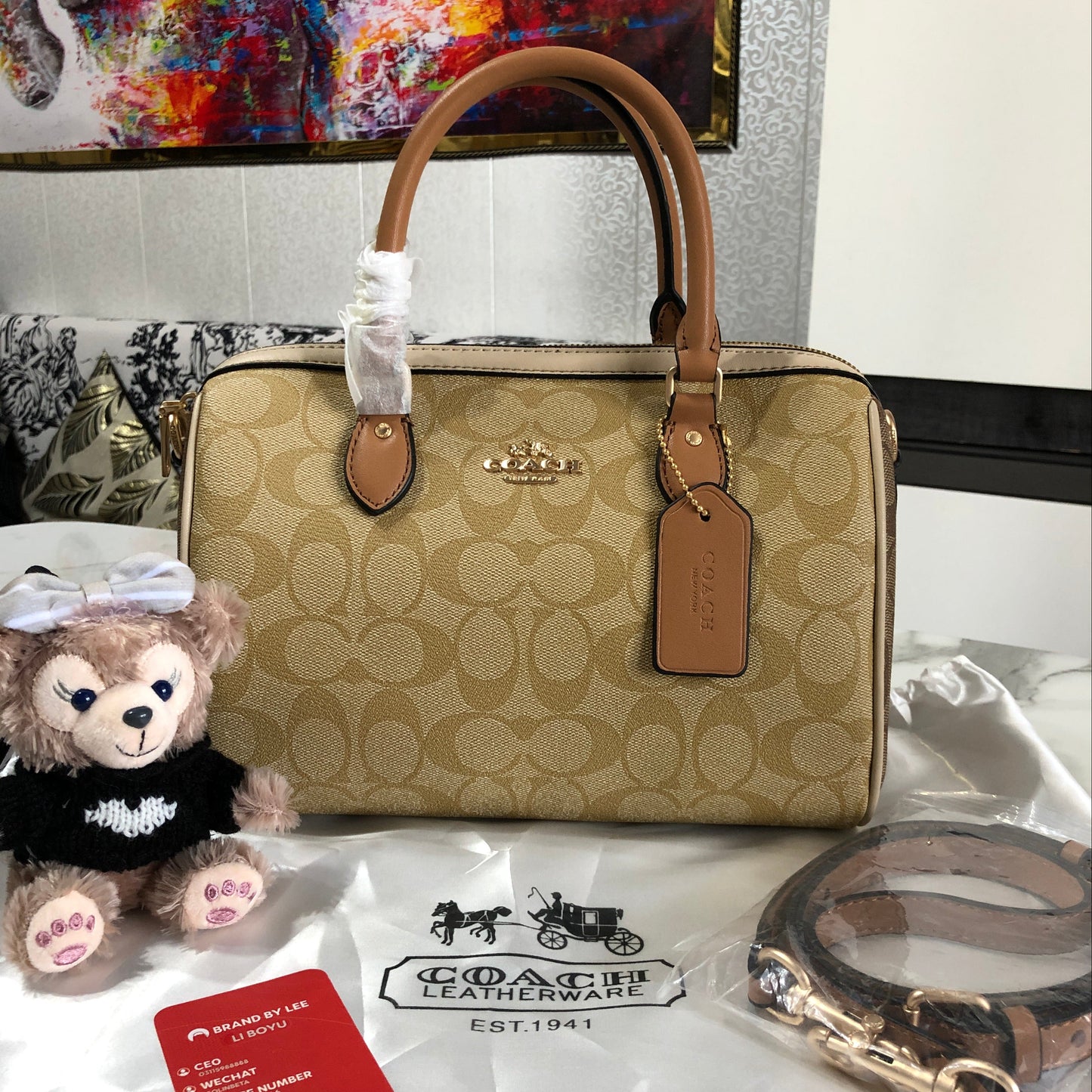 Coach Rowan Satchel Bag