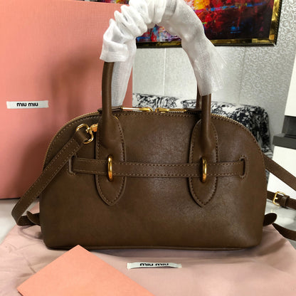 Miu Miu Aventure Nappa Leather Bag