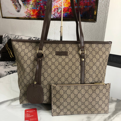 Gucci GG Supreme Canvas Tote Bag